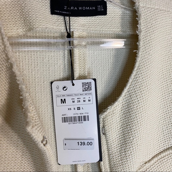 NWT Zara Woman Peplum Jacket - Picture 5 of 5